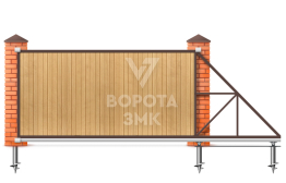 Откатные ворота 7 м 7000×1900 ЗМК-8072
